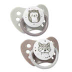 Пустышка анатомическая 2шт. в уп. силиконовая NATURAL NURSING 6-18m+, арт.1226/03, производитель Babyono, ISBN 590-1-43540-988-6, № 1