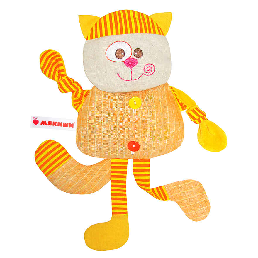 Термо-игрушка с вишн. косточками Кот (Мякиши) Арт.232, производитель Мякиши, ISBN 460-7-07049-240-5, № 1