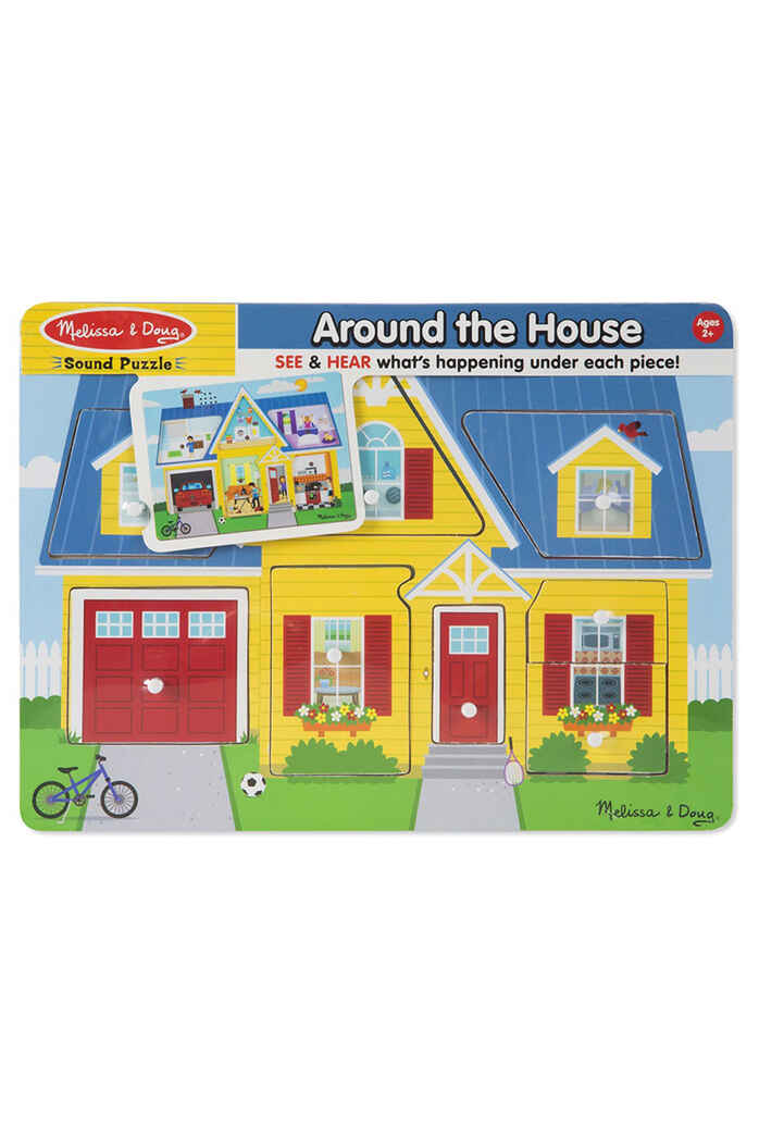 Пазл со звуком Мой дом, арт. 734, производитель Melissa & Doug (Мелисса &Дог), ISBN 00-0-77210-734-1, № 3
