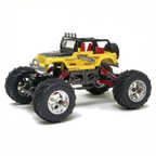 Радиоуправляемая машина PRO DIRT Rock Crawler (Wrangler) желтая 1:18, производитель New Bright, ISBN 200-0-54190-862-7, № 1