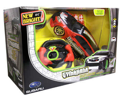 1610* Игрушка Р/У Машина GYMKHANA (L&S Steering Wheel) Subaru кр. 1:16, производитель New Bright, ISBN 200-0-54190-865-8№ 1