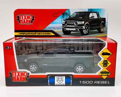 Dodge RAM 1500 REBEL матовый 13 см., арт. RAM1500-13MAT-BK, производитель Симбат, ISBN 468-0-10795-506-7№ 1