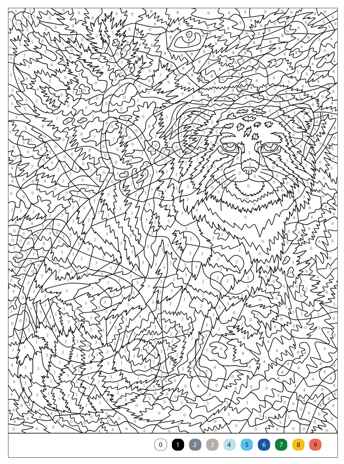 Коты и кошки (Цветовой код. Раскрась по номерам), раскраска, производитель МОЗАИКА kids , ISBN 978-5-43154-601-3№ 4