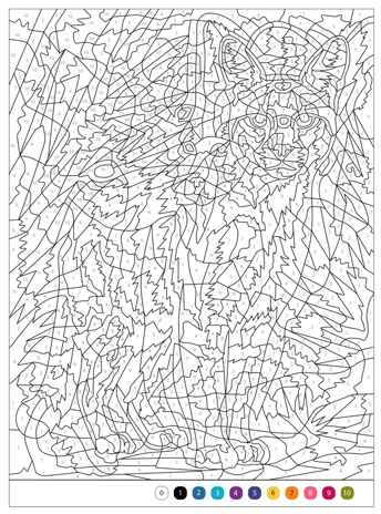 Коты и кошки (Цветовой код. Раскрась по номерам), раскраска, производитель МОЗАИКА kids , ISBN 978-5-43154-601-3№ 6