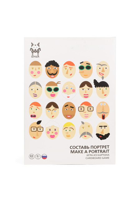 Shusha &quot;Составь портрет&quot;. Картонная игра, производитель АльДенте, ISBN 463-0-01449-027-4, № 1
