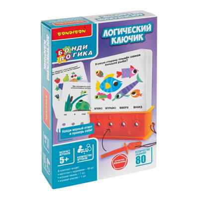 Игра настольная логическая Логический ключик, арт. ВВ6523, производитель Bondibon (Бондибон), ISBN 466-0-12005-455-8№ 1