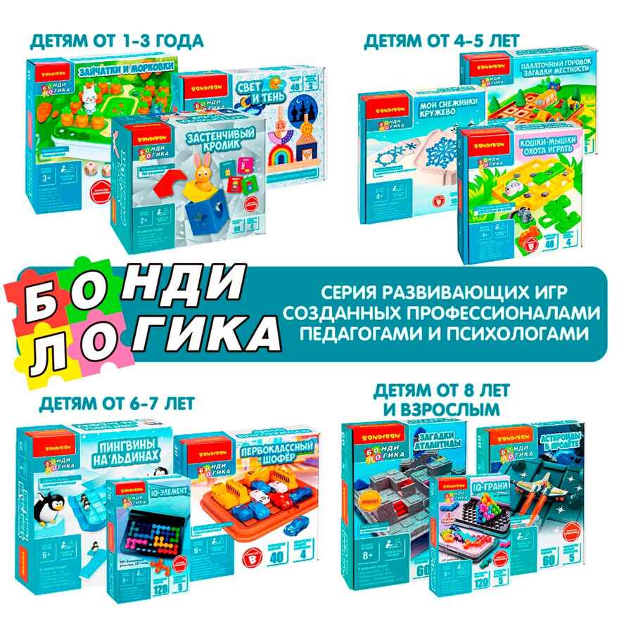 Игра настольная логическая Логический ключик, арт. ВВ6523, производитель Bondibon (Бондибон), ISBN 466-0-12005-455-8, № 13