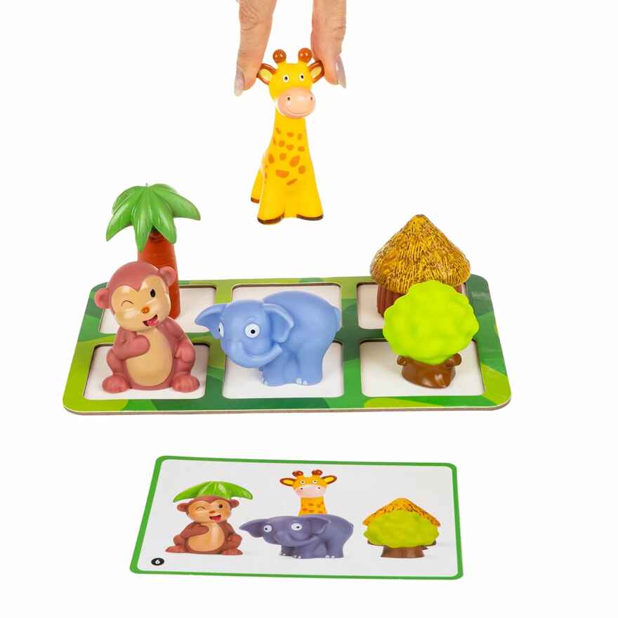 Игра настольная логическая Фото в зоопарке, не стой на месте , арт. ВВ6600, производитель Bondibon (Бондибон), ISBN 466-0-12005-463-3, № 3