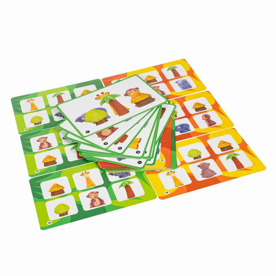 Игра настольная логическая Фото в зоопарке, не стой на месте , арт. ВВ6600, производитель Bondibon (Бондибон), ISBN 466-0-12005-463-3, № 7