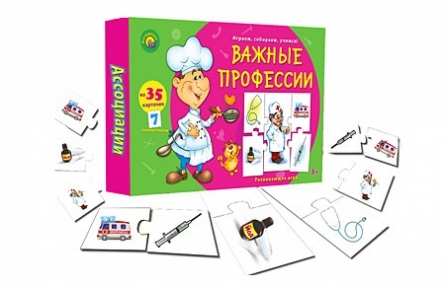 Ассоциации 5 элементов. Важные профессии, арт.ин-8807, производитель Рыжий кот, ISBN 978-5-37808-807-2, № 1