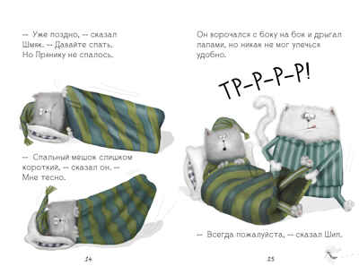 Котенок Шмяк (мягкая обложка). Спокойной ночи, Шмяк!/Скоттон Р., производитель Клевер (Clever) , ISBN 978-5-00211-593-8№ 3