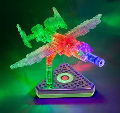 Laser Pegs Набор 12 в 1. Грузовой самолет, арт. G1670B, производитель Laser Pegs (Лазер Пегс), ISBN 81-0-69002-111-3№ 2