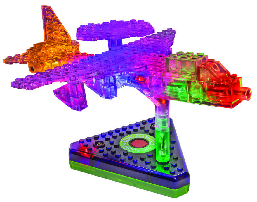 Laser Pegs Набор 12 в 1. Грузовой самолет, арт. G1670B, производитель Laser Pegs (Лазер Пегс), ISBN 81-0-69002-111-3, № 4