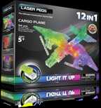 Laser Pegs Набор 12 в 1. Грузовой самолет, арт. G1670B, производитель Laser Pegs (Лазер Пегс), ISBN 81-0-69002-111-3, № 1