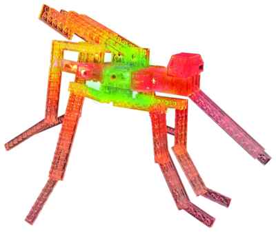 Laser Pegs Набор 12 в 1 Паук, арт. G1700B, производитель Laser Pegs (Лазер Пегс), ISBN 81-0-69002-098-7№ 5