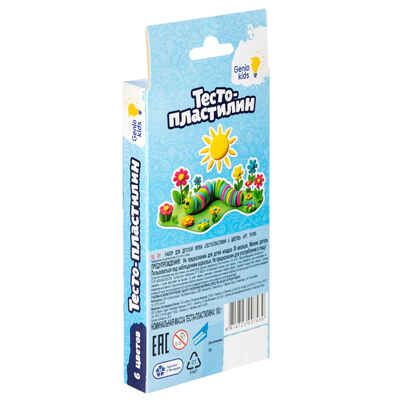 Набор для детской лепки Тесто-пластилин 6 цветов, арт. TA1090, производитель Dream Makers (Дрим Мейкерс), ISBN 481-4-72300-743-9№ 2
