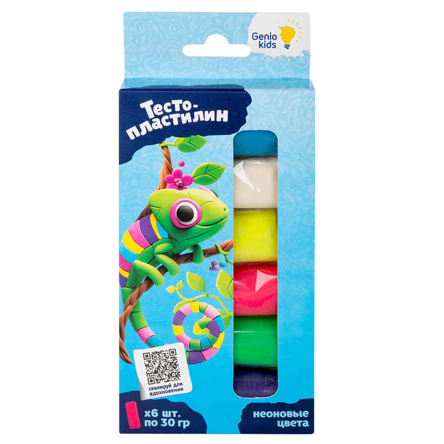 Набор для детской лепки Тесто-пластилин 6 цветов, арт. TA1090, производитель Dream Makers (Дрим Мейкерс), ISBN 481-4-72300-743-9, № 9
