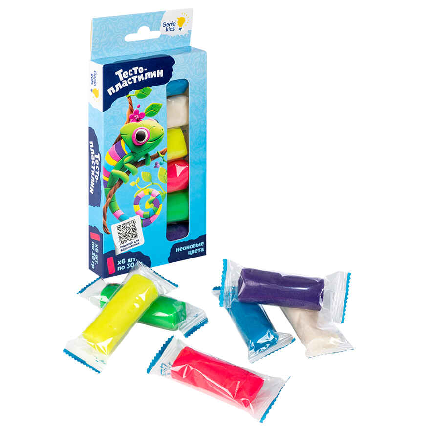 Набор для детской лепки Тесто-пластилин 6 цветов, арт. TA1090, производитель Dream Makers (Дрим Мейкерс), ISBN 481-4-72300-743-9, № 10