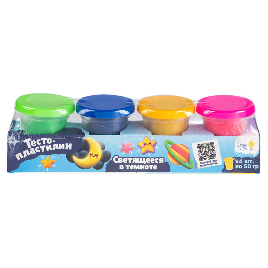 Набор для детской лепки. Тесто-пластилин. Светящееся в темноте!, арт. TA1021V, производитель Dream Makers (Дрим Мейкерс), ISBN 481-4-72300-042-3, № 10