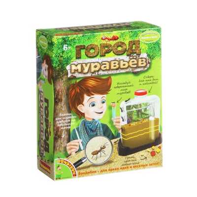 Французские опыты Науки с Буки Bondibon, Город муравьёв, арт. ВВ1549, производитель Bondibon (Бондибон), ISBN 489-5-13601-447-4№ 1
