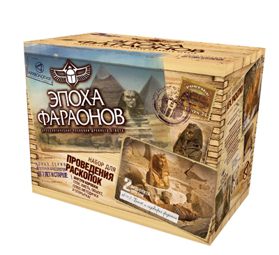 Археология &quot;Эпоха фараонов Бюст и саркофаг фараона&quot;, производитель Фантазёр, ISBN 460-7-01271-830-3, № 1