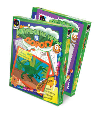 Логические игры. &quot;Эпоха динозавров&quot;, производитель Фантазёр, ISBN 465-0-05790-204-6№ 1