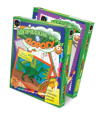 Логические игры. &quot;Эпоха динозавров&quot;, производитель Фантазёр, ISBN 465-0-05790-204-6, № 1