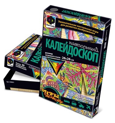 Фантазер Игра Настольный калейдоскоп 16 карточек Набор 1 (949051), производитель Фантазёр, ISBN 465-0-05790-222-0, № 1