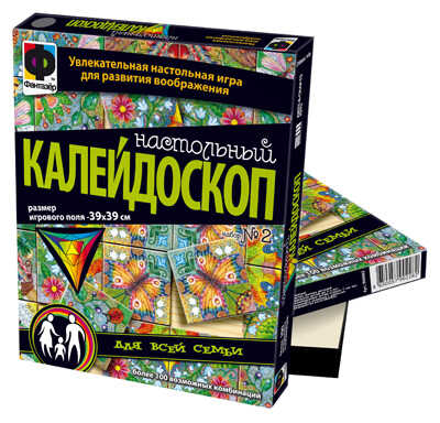 Фантазер Игра Настольный калейдоскоп 36 карточек Набор 2 (949062), производитель Фантазёр, ISBN 465-0-05790-228-2№ 1