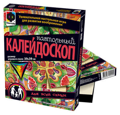 Фантазер Игра Настольный калейдоскоп 36 карточек Набор 3 (949063), производитель Фантазёр, ISBN 465-0-05790-229-9№ 1