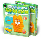 Фантазер Объемное оригами Кот (956007), производитель Фантазёр, ISBN 465-0-05790-281-7, № 1