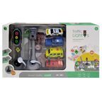 Набор игровой Светофор и дорожные знаки с машинками, арт. 2631-5, производитель Maya Toys, ISBN 481-2-50119-385-5, № 1