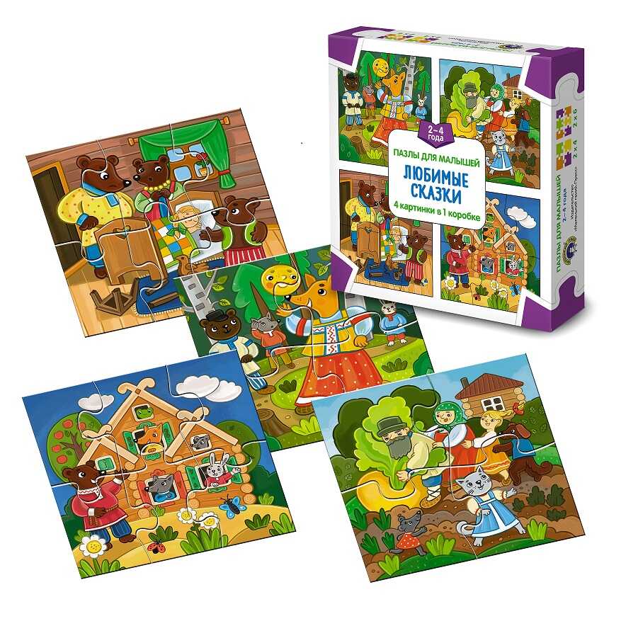 Пазл "Любимые сказки", производитель Маленький Гений-Пресс , ISBN 460-7-05409-157-0, № 1