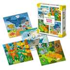 Пазл "Веселые зверята", производитель Маленький Гений-Пресс , ISBN 460-7-05409-158-7, № 1