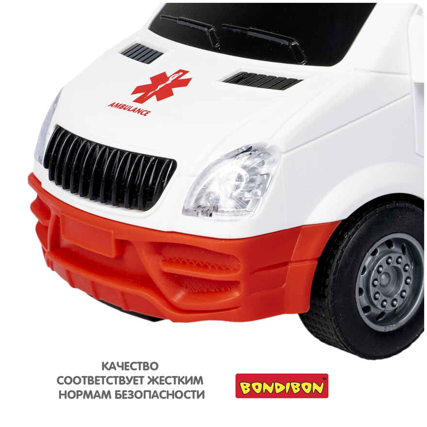 Скорая помощь инерционная, арт. ВВ5941, производитель Bondibon (Бондибон), ISBN 489-5-13606-222-2, № 11