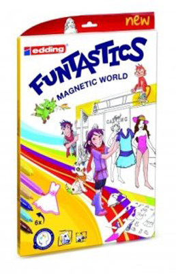 Edding Набор FUNTASTICS Магнитный мир. Топ Модель, арт. E-51.156, производитель FILA S.p.A. (Фила), ISBN 400-4-76493-240-5, № 1