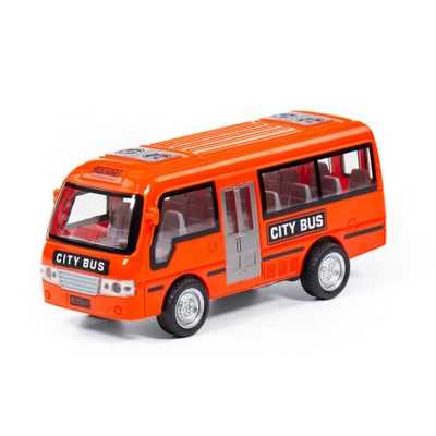 Городской автобус, автомобиль инерционный (со светом и звуком), арт. 78964, производитель Полесье, ISBN 481-0-34407-896-4№ 7