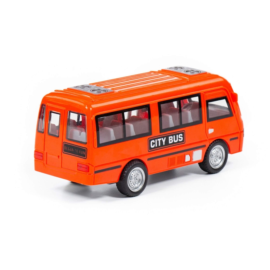 Городской автобус, автомобиль инерционный (со светом и звуком), арт. 78964, производитель Полесье, ISBN 481-0-34407-896-4, № 9