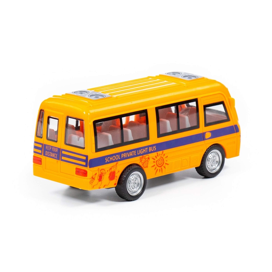 Школьный автобус, автомобиль инерционный (со светом и звуком), арт. 78971, производитель Полесье, ISBN 481-0-34407-897-1, № 4
