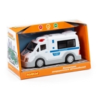 Полиция, автомобиль инерционный (со светом и звуком), арт. 79664, производитель Полесье, ISBN 481-0-34407-966-4, № 7