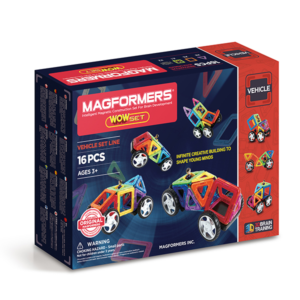 Магнитный конструктор Magformers Wow set, арт. 707004, производитель Magformers (Магформерс), ISBN 880-9-13436-637-0, № 1