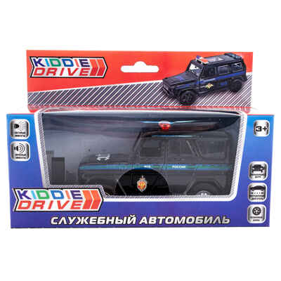 Автомобиль KiddieDrive, черный, инерционный механизм, свет/звук, арт. 1901009_2, производитель KiddieDrive, ISBN 460-7-80753-591-7№ 1