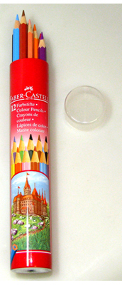 Карандаши FC115826 12цв. метал.кругл. тубус &lt;103&gt; Faber-Castell (12/96), производитель Faber-Castell (Фабер Кастелл), ISBN 400-5-40115-826-4, № 1