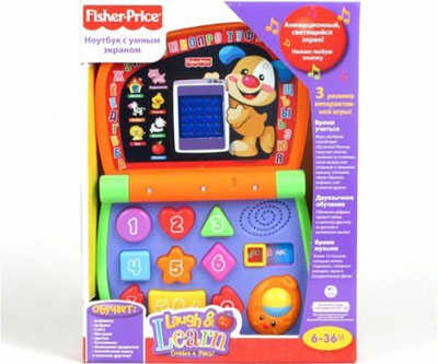Смейся и учись Ноутбук, производитель Fisher-Price (Фишер Прайс), ISBN 693-4-61389-542-2№ 1