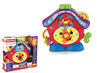 Смейся и учись Часы с кукушкой, производитель Fisher-Price (Фишер Прайс), ISBN 693-4-61389-543-9, № 1