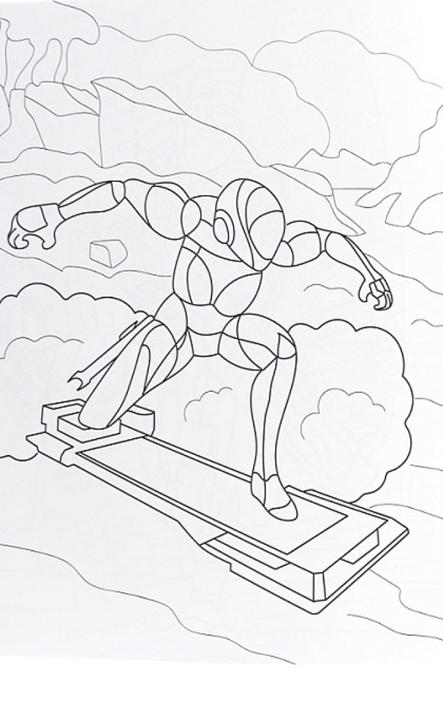 Раскраска с роботом. Крутые роботы., производитель Проф-Пресс , ISBN 978-5-37835-143-5, № 2