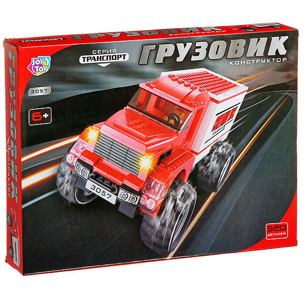 Конструктор-машина Грузовик, арт.3057, производитель Play Smart (Плэй Смарт), ISBN 460-2-01026-809-6, № 1