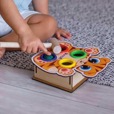 Игрушка-стучалка Uviton Тигренок, производитель Uviton, ISBN 465-0-13460-933-2№ 4