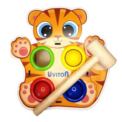 Игрушка-стучалка Uviton Тигренок, производитель Uviton, ISBN 465-0-13460-933-2№ 7