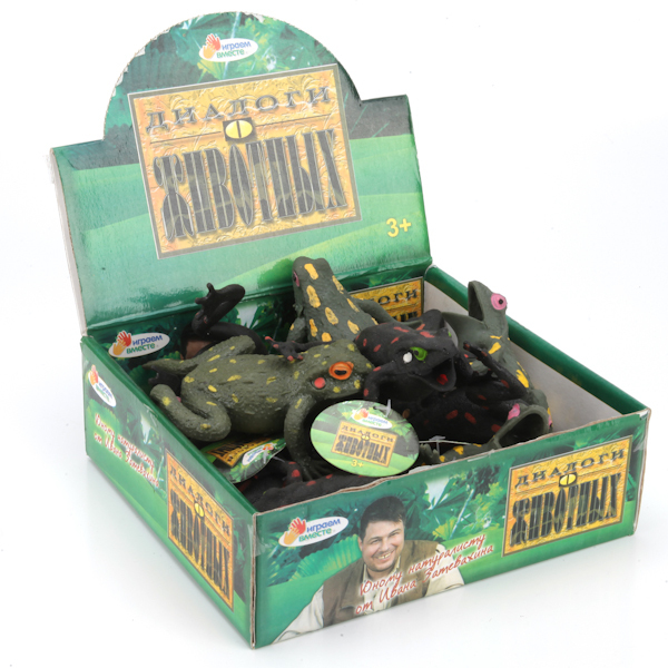 Тянучка-лягушка цвет в ассортименте (1 шт.), арт. W6328-FROGS, производитель Симбат, ISBN 469-0-38301-118-0, № 1